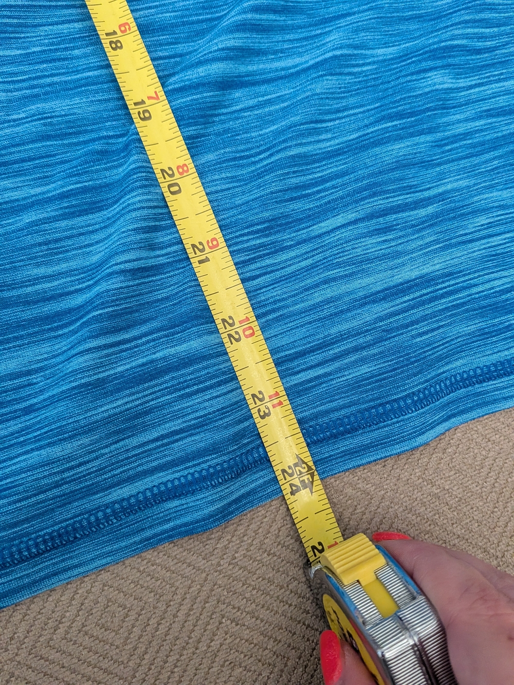 Danskin Blue Racerback Tank - Picture 7 of 7